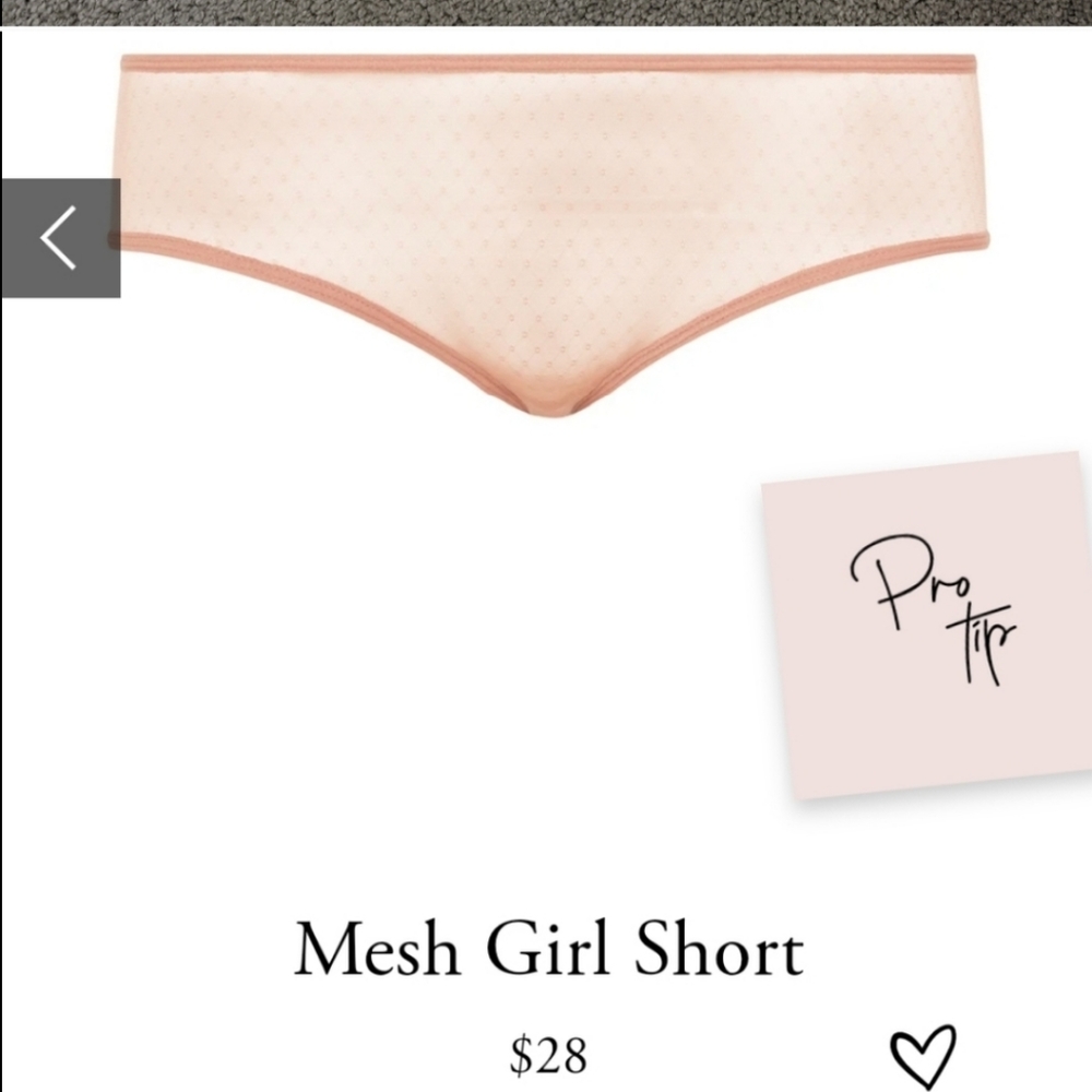 The kit undergarments mesh shorts